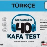 Kafa Dengi Yayınları 8. Sınıf LGS Türkçe İlk Kaynağın 40 Kafa Testi
