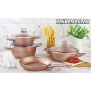 Kahramanlar Fiesta 7 Parça Rose Tencere Takımı