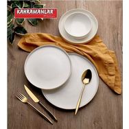 Kahramanlar Zühre Gold Yaldızlı 55 Parça Yemek Takımı
