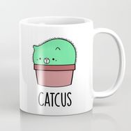 Kaktüs Catcus Porselen Kupa Bardak