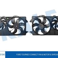 Kale 351340 Ford Connect Davlumbazlı Fan Motoru