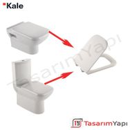 Kale Babel Smart Yavaş Kapanan Klozet Kapağı