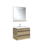Kale Idea 2.0 80 cm Pasifik A Cift Çekmeceli Banyo Dolabı Takımı
