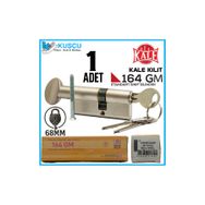 Kale Kilit 164 GM 68 MM Nikel Standart Mandal Topuzlu Silindir Barel