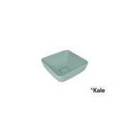 Kale Zero 2.0 40x40 cm Mat Ada Çayı Yeşili Kare Çanak Lavabo