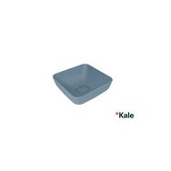 Kale Zero 2.0 40x40 cm Mat Mavi Kare Çanak Lavabo
