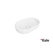 Kale Zero 2.0 60x40 cm Beyaz Oval Çanak Lavabo