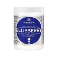 Kallos Cosmetics Blueberry Hair Mask Yabanmersini Özü ve Avakadodu Yağı Içeren Canlandırıcı 1000 ml Saç Bakım Maskesi