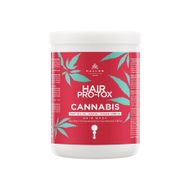 Kallos Cosmetics Hair Pro-Tox Cannabis 1000 ml Kenevir Tohumu Yağı Keratin ve Vitamin Kompleksi Içeren Saç Maskesi