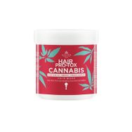 Kallos Cosmetics Hair Pro-Tox Cannabis 500 ml Kenevir Tohumu Yağı Keratin ve Vitamin Kompleksi Içeren Saç Maskesi