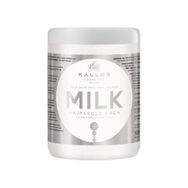 Kallos Cosmetics Milk Hair Mask 1000 ml Süt Proteinli Saç Bakım Maskesi