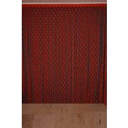 KALPLİ MODEL KIRMIZI RENK İP PERDE HAZIR İP PERDE 300*270