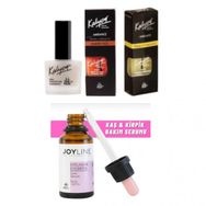 Kalyon Tırnak Sertleştrici+Tırnak Bakım Yağı+Tırnak Eti Temizleyici 3'lü Set+joy line Kaş Kirpik Onarıcı,uzatıcı,besleyici Ve Güçlendirici Bakım Serumu 30ml