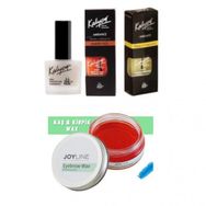 Kalyon Tırnak Sertleştrici+Tırnak Bakım Yağı+Tırnak Eti Temizleyici 3'lü Set+joy line Kaş Şekillendirici Ve Sabitleyici Wax 50ml