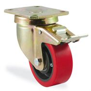 Kama 4102F 100x35 mm Ağır Hizmet Döküm Frenli Teker