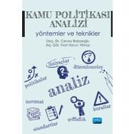 Kamu Politikası Analizi Yöntemler ve Teknikler - Nobel Yayınevi