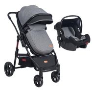 Kanz D-GO Travel Sistem Gri Bebek Arabası Puset