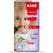 Kanz Ultra-Dry No:4 Maxi 60 Adet Bebek Bezi
