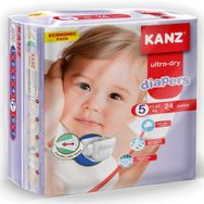 Kanz Ultra-Dry No:5 Junior 24 Adet Bebek Bezi