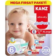 Kanz Ultra-Dry No:6 XLarge 200 Adet Bebek Bezi