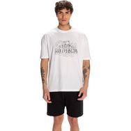 Kappa 321W7VW-001 Beyaz Logo Fred Erkek T-shirt