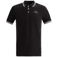 Kappa 351C7MW005 Logo Maltax 5 Mss Siyah Günlük Stil Polo Erkek T-shirt
