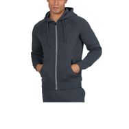 Kappa Erkek LOGO JACKUS SLIM 2 TK Eşofman Üstü, GREY DK MEL, S