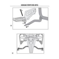 Kappa KL4114 Kawasaki Versys 650 15-17 Motosiklet Yan Çanta Taşıyıcı