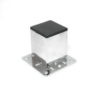 Kapsan 70 mm Krom Kare Metal Koltuk Ayağı