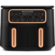 Karaca Air Pro Cook Duo Ev Yemeği XXXL 4+4 lt Black Copper Airfryer