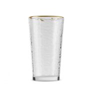 Karaca Akroma Transparent 590 ml Gold Meşrubat Bardağı