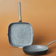 Karaca Biogranit Monet 2 Parça Siyah Tava Grill Set