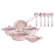 Karaca Biogranit Rose Gold 13 parça Tencere Seti