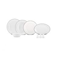 Karaca Bone Collection Lexi Platin 53 Parça 12 Kişilik Yemek Takımı