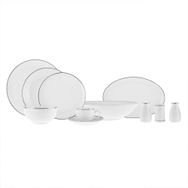 Karaca Bone Collection Rowan Platin 69 Parça 12 Kişilik Yemek Takımı