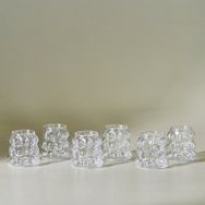 Karaca Bubble Şeffaf 6'lı Kahve Yanı Bardağı
