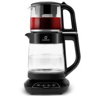 Karaca Çaysever 3in1 Black Cam Çay Makinesi