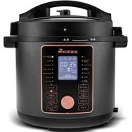Karaca Cooker 2in1 Matt Black 6 lt Çok Amaçlı Basınçlı Pişirici Elektrikli Düdüklü Tencere ve Airfryer