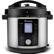 Karaca Cooker 2in1 Silver 6 lt Çok Amaçlı Basınçlı Pişirici Elektrikli Düdüklü Tencere ve Airfryer