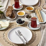 Karaca Cordelia Mint Porselen 26 Parça 6 Kişilik Kahvaltı/Servis Takımı