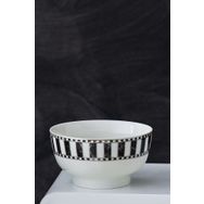 Karaca Damalı 11 cm Çizgili Porselen Çerezlik