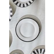 Karaca Damalı 19 cm Porselen Pasta Tabağı