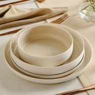 Karaca Earth Collection Finesse 24 Parça 6 Kişilik Bej Yemek Takımı