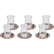 Karaca Enzo 6 Kişilik 12 Parça 165 ml Çay Seti