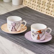 Karaca Fancy Cat 2 Kişilik Kahve Fincanı Takımı