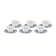 Karaca Fine Pearl Azur 6 Kişilik 100 Ml Kahve Fincanı Takımı