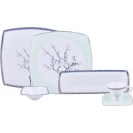 Karaca Fine Pearl Banyan Kare 26 Parça 6 Kişilik Kahvaltı Seti