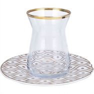 Karaca Fine Pearl Eye Gold 12 Parça İnci Çay Seti