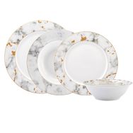 Karaca Forever Bone Marble 24 Parça 6 Kişilik Yemek Takımı