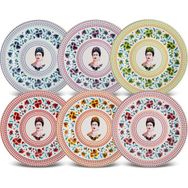 Karaca Frida Kahlo 6 Parça 19 cm Porselen Pasta Seti